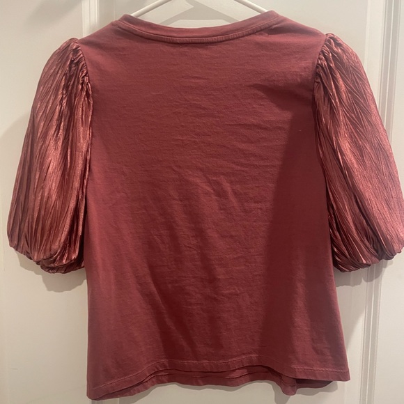 EUC Burgundy Express Blouse - Picture 2 of 3